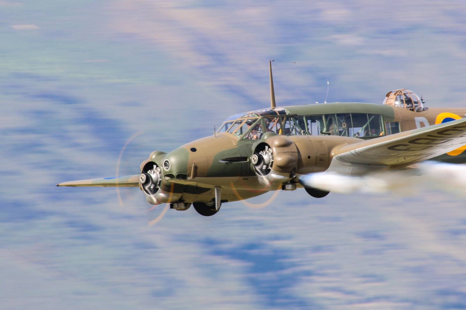 Avro Anson, low pass